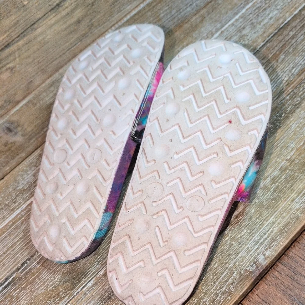 Kids Girls‎ Colorful Tie-Dye Slide Sandals